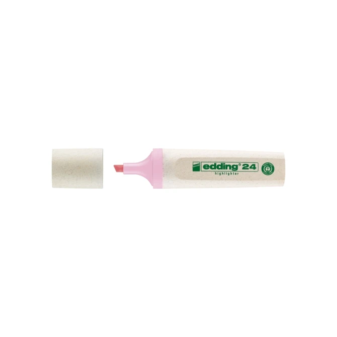 Markeerstift edding 24 EcoLine pastel roze