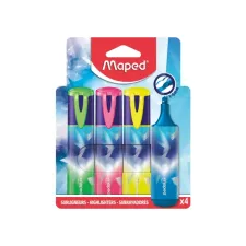 Markeerstift Maped Arctic Vibes set à 4 kleuren