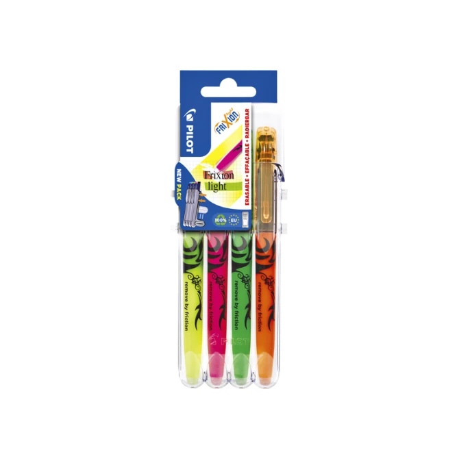 Markeerstift Pilot friXion assorti Set2Go à 4 stuks