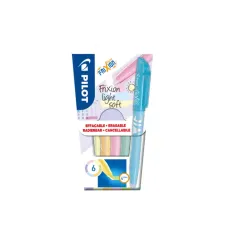 Markeerstift PILOT friXion light soft pastel assorti set à 6 stuks