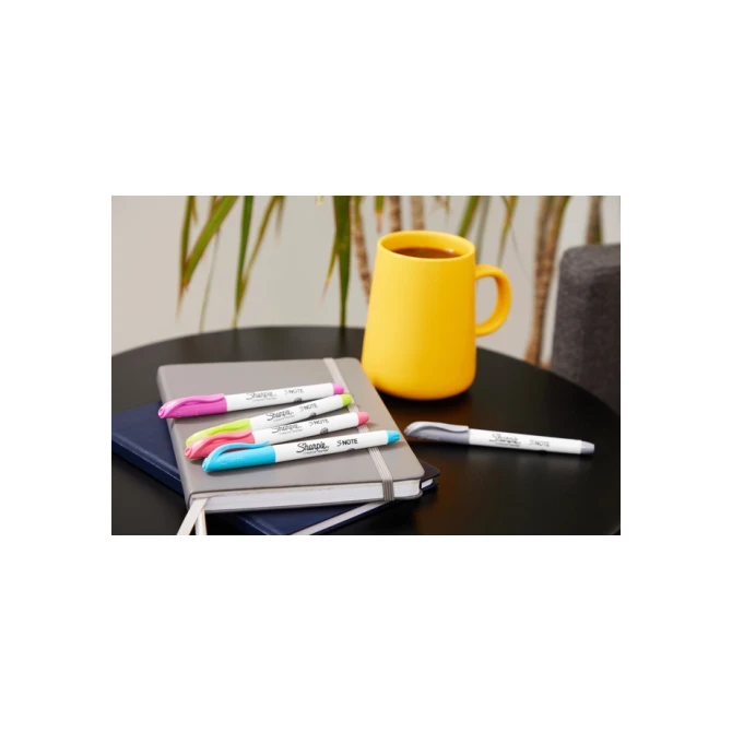 Markeerstift Sharpie S-note assorti blister à 12 stuks