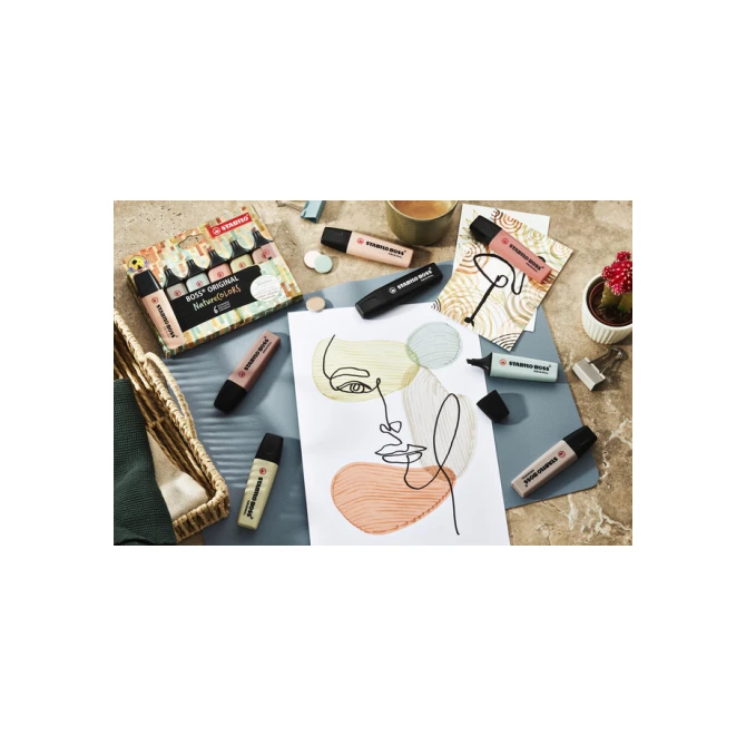 Markeerstift STABILO Boss 70/163 nature colors aardegroen