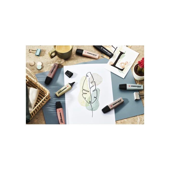 Markeerstift STABILO Boss 70/165 nature colors amber