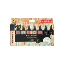 Markeerstift STABILO Boss 70/8 nature colors etui à 8 stuks