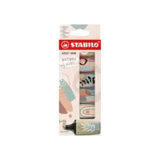 Markeerstift STABILO BOSS naturevibes assorti 6 stuks