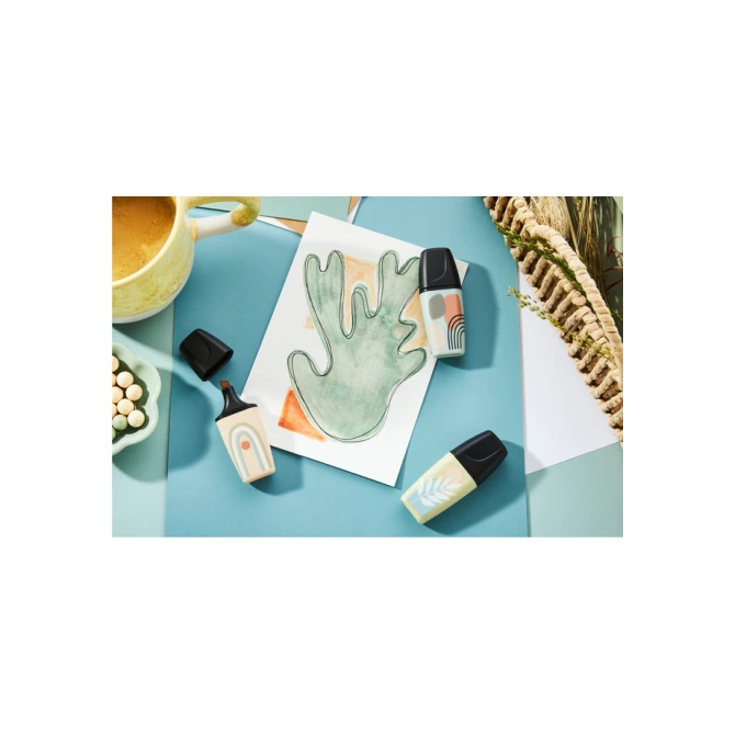 Markeerstift STABILO BOSS naturevibes assorti 6 stuks