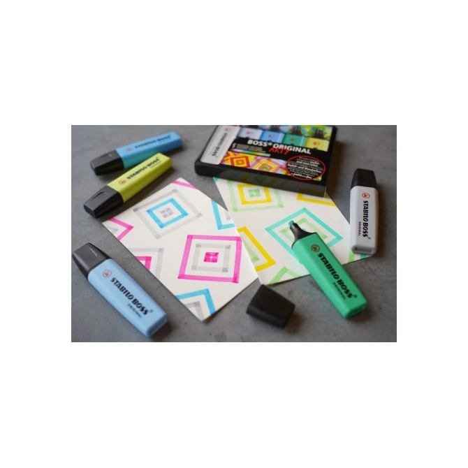 Markeerstift STABILO BOSS Original 70/06 assorti deskset à 6 stuks