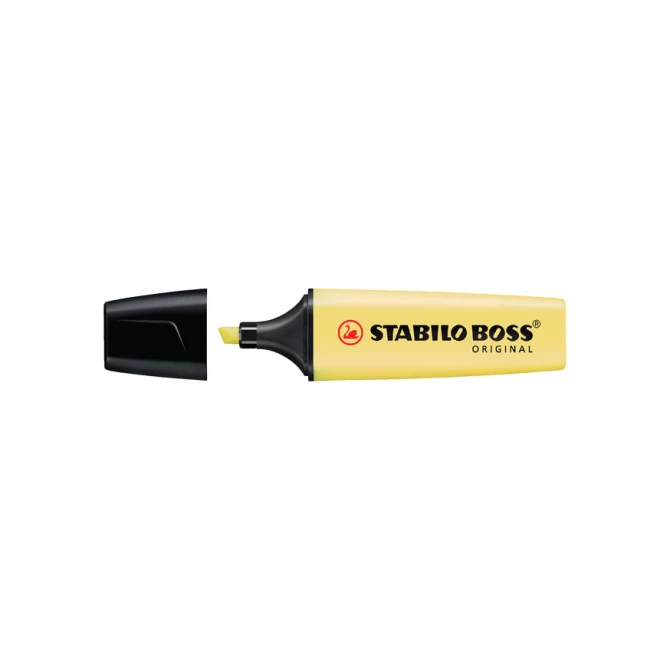 Markeerstift STABILO BOSS Original 70/144 pastel geel