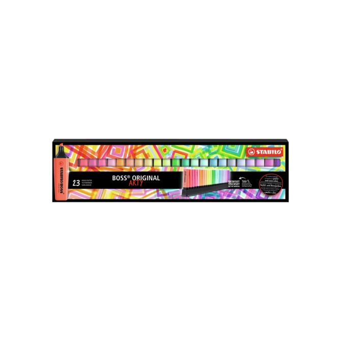 Markeerstift STABILO BOSS Original Arty 70/23 assorti deskset à 23 stuks