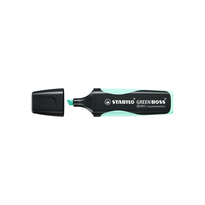 Markeerstift STABILO GREEN BOSS 6070/113 vleugje pastel turquoise