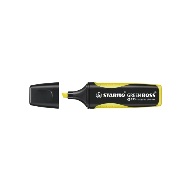 Markeerstift STABILO GREEN BOSS 6070/24 geel