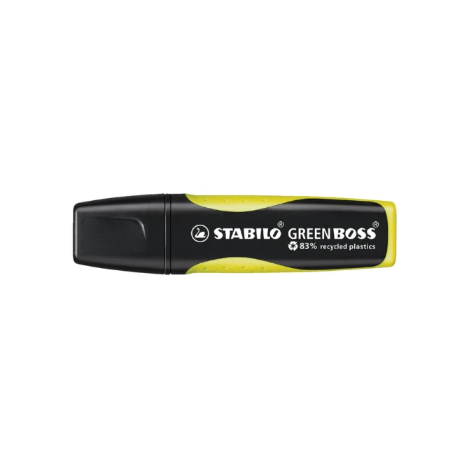 Markeerstift STABILO GREEN BOSS 6070/24 geel