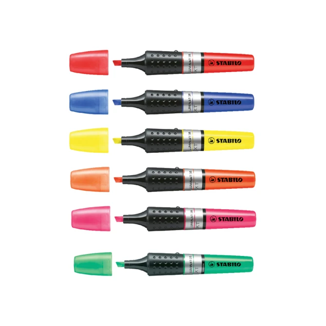 Markeerstift STABILO Luminator XT 71/6 assorti etui à 6 stuks