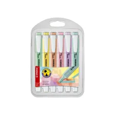 Markeerstift STABILO Swing cool 275/6 pastel assorti etui à 6 stuks