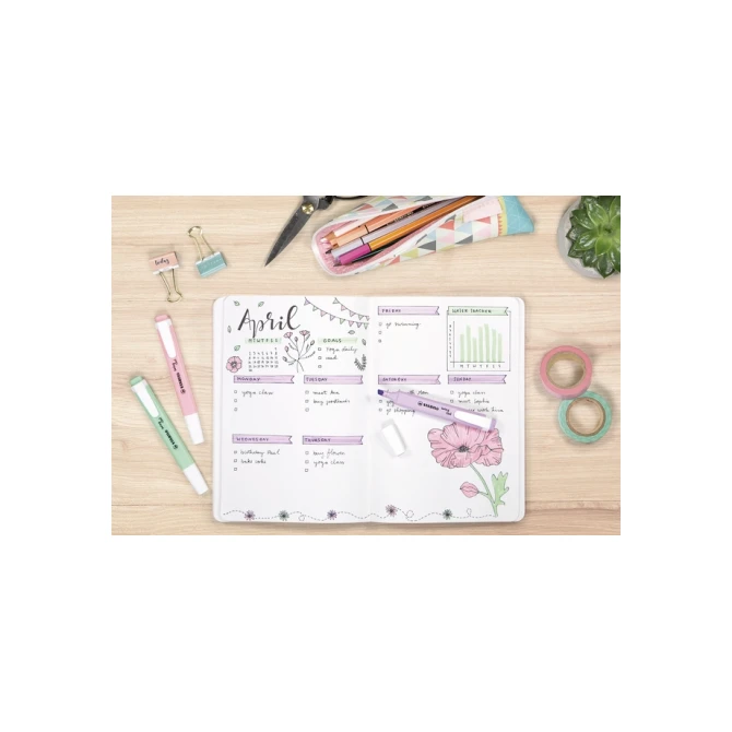 Markeerstift STABILO Swing cool 275/6 pastel assorti etui à 6 stuks