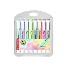 Markeerstift STABILO Swing cool 275/8 pastel assorti etui à 8 stuks
