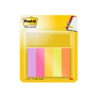Markeerstrook Post-it 670-5-TFEN 15x50mm Energetic 5 stuks