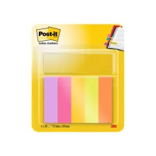 Markeerstrook Post-it 670-5-TFEN 15x50mm Energetic 5 stuks
