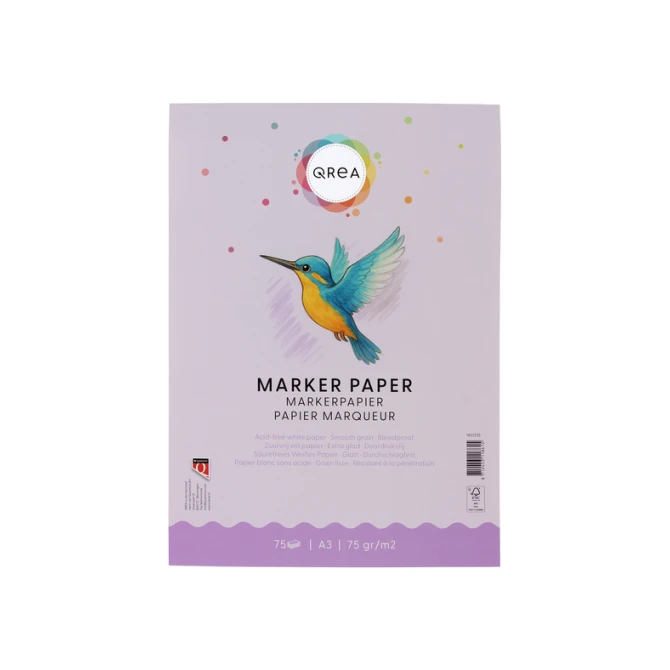 Markerblok Qrea A3 75gram 75vel