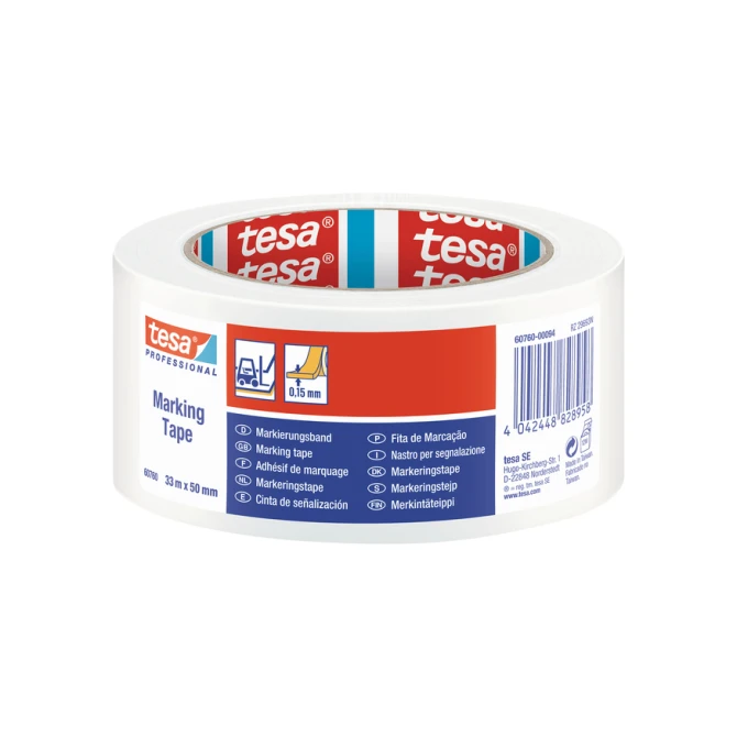 Markeringstape tesa® Professional 60760 PV1 50mmx33m wit