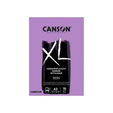 Markerpapier Canson XL Marker 100vel 70gr A3 extra wit