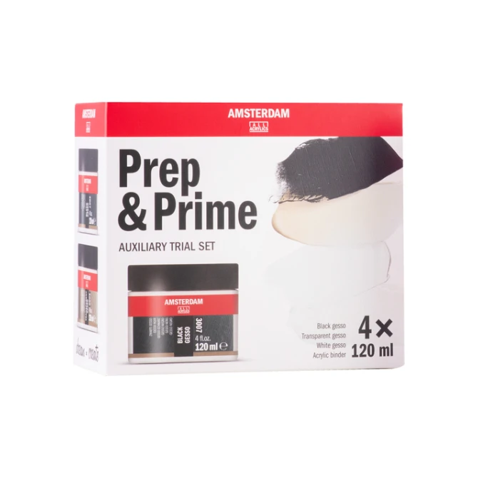 Mediumset Amsterdam Mini Prep & Prime set à 4 stuks 120ml
