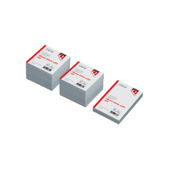 Memoblaadjes Quantore losbladig 90x90x90mm 900 vel
