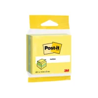 Memoblok 3M Post-it 2012L 51x51mm kubus ass kleur 400 vel
