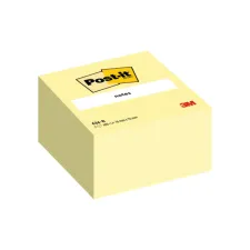 Memoblok 3M Post-it 636 76x76mm kubus geel 450 vel