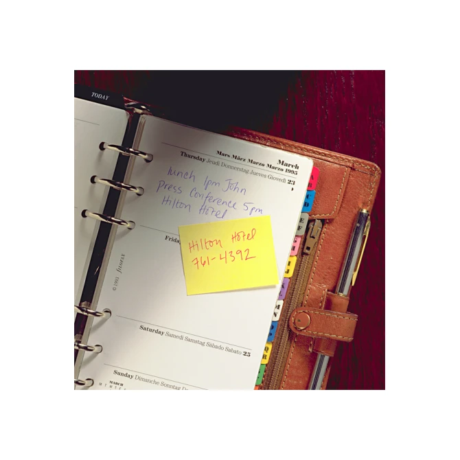 Memoblok 3M Post-it 636 76x76mm kubus geel 450 vel