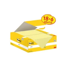 Memoblok 3M Post-it 653-CY 38mmx51mm geel voordeelpak