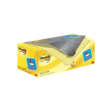 Memoblok 3M Post-it 654 76x76mm geel 16 + 4 gratis