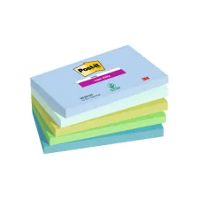 Memoblok 3M Post-it 655 76mmx127mm Super Sticky Oasis 5 stuks