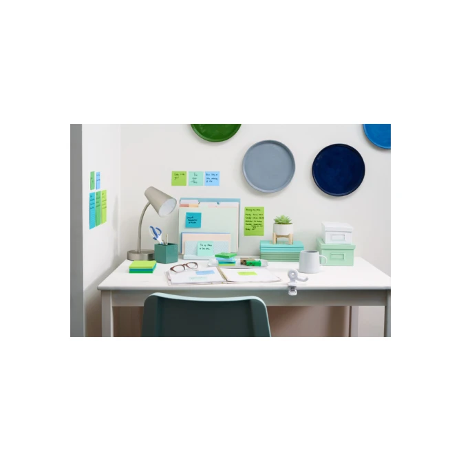 Memoblok 3M Post-it 655 76mmx127mm Super Sticky Oasis 5 stuks