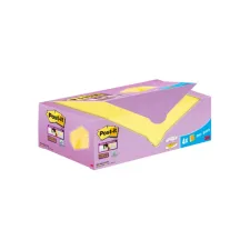 Memoblok 3M Post-it 655-SSCY Super Sticky 76x127mm geel voordeelpak