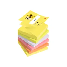 Memoblok 3M Post-it Z-Note R330 76x76mm ass kleur 6 stuks