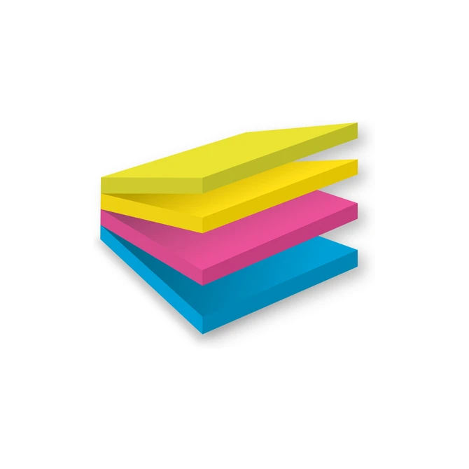 Memoblok Post-it 2014 Super Sticky 76x76mm smart kubus Rio 300 vel