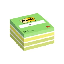 Memoblok Post-it 2028 76x76mm kubus pastel groen