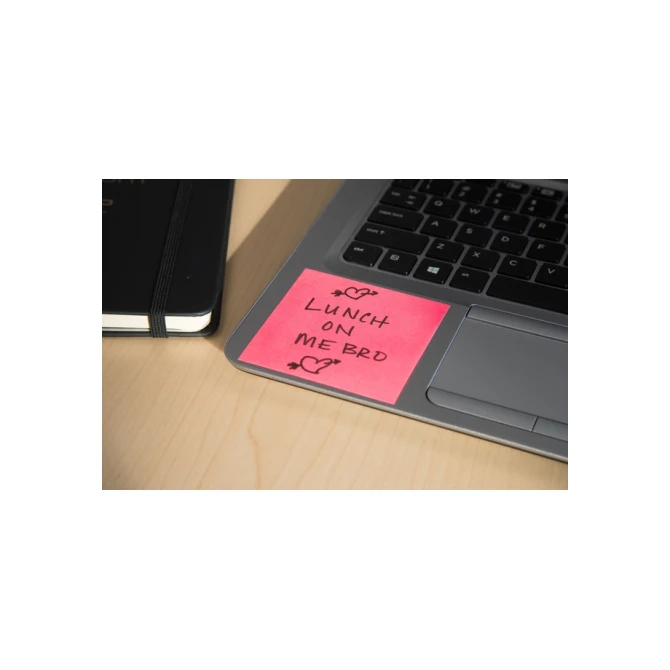 Memoblok Post-it 2028 76x76mm kubus pastel roze