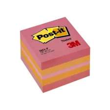 Memoblok Post-it 2051 51x51mm kubus roze