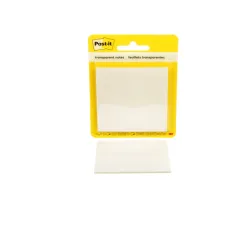 Memoblok Post-it 3M 73x73mm Transparant