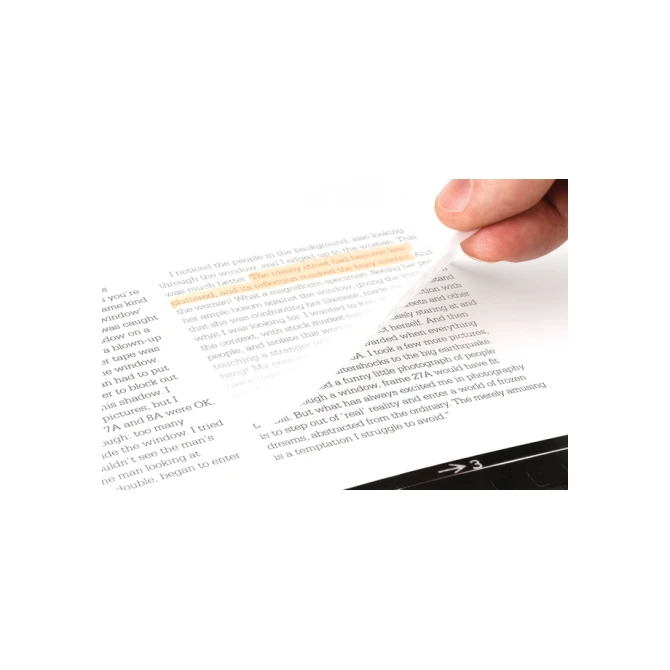 Memoblok Post-it 3M 73x73mm Transparant