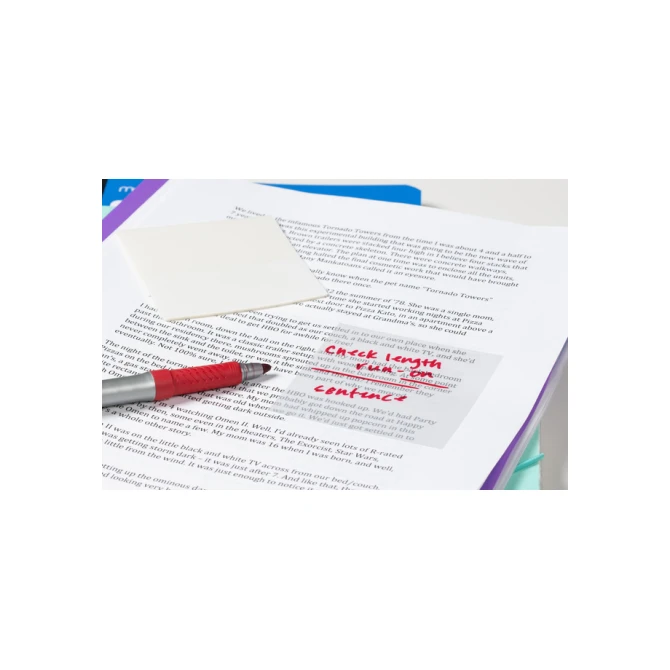 Memoblok Post-it 3M 73x73mm Transparant