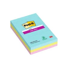 Memoblok Post-it 4690 Super Sticky 101x152mm Cosmic 3 stuks