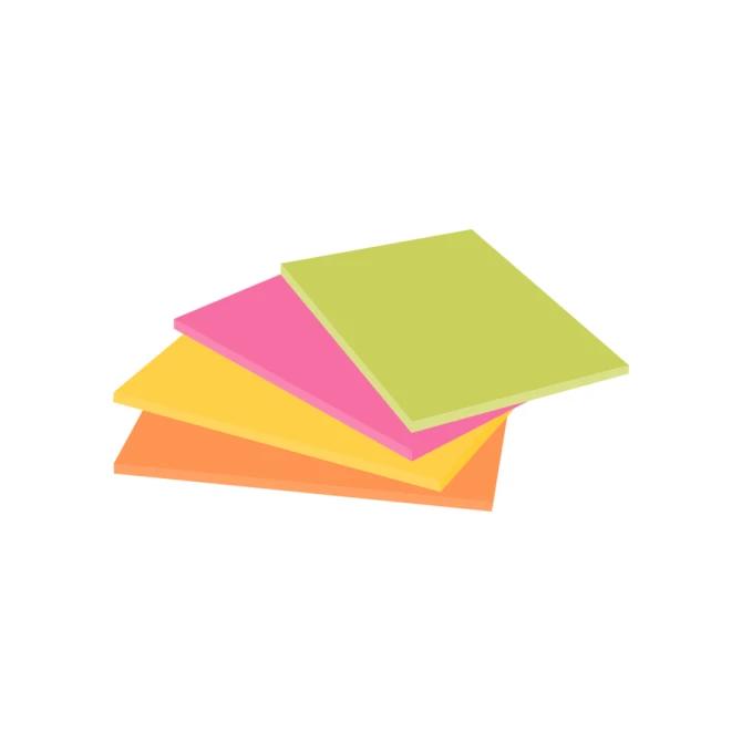 Memoblok Post-it 6445 Super Sticky 152x101mm assorti 4 stuks