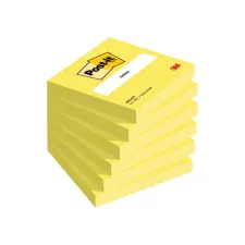 Memoblok Post-it 654 76x76mm neon geel 100 vel
