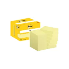 Memoblok Post-it 656 51x76mm canary yellow 12 stuks