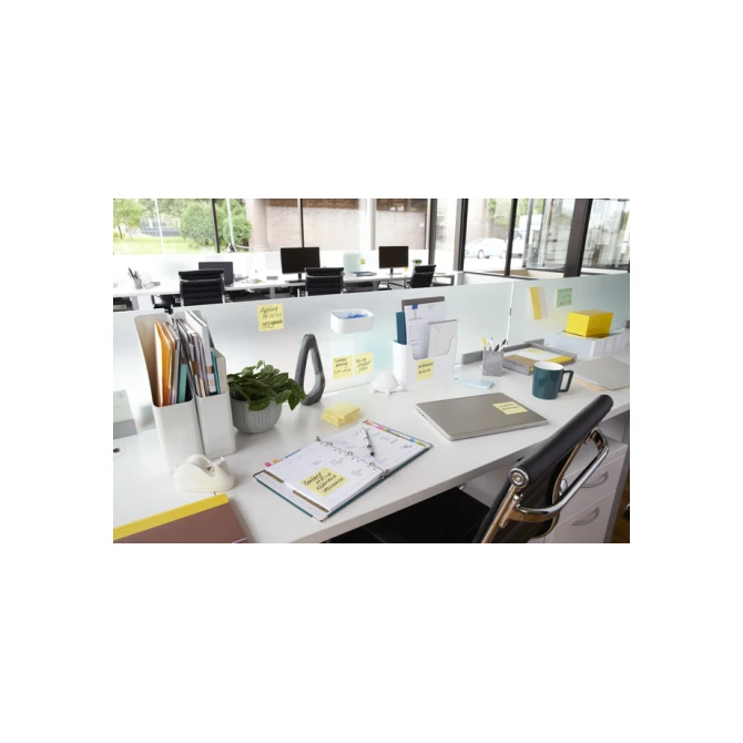 Memoblok Post-it 657 76x102mm geel 12 stuks