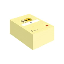 Memoblok Post-it 660 lijn 102x152mm canary yellow