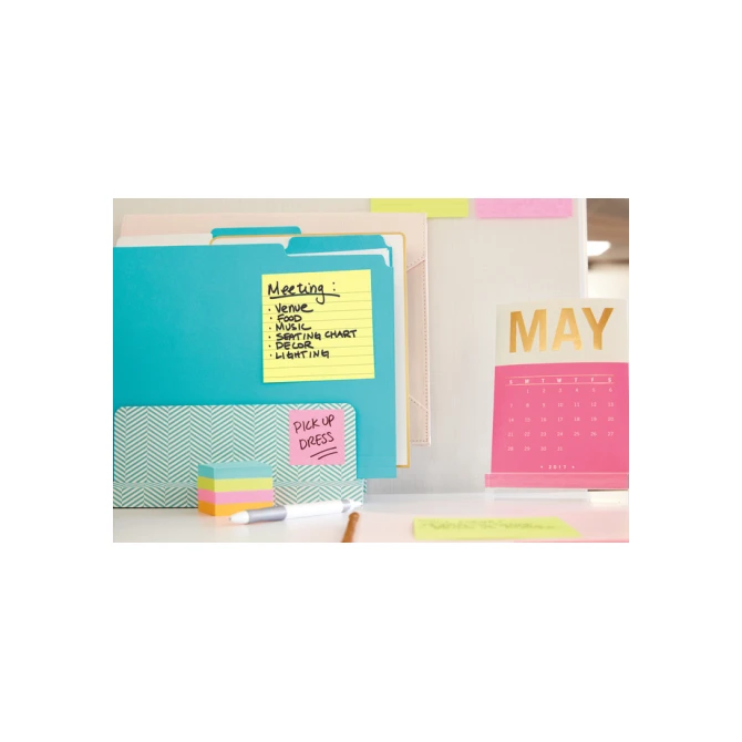 Memoblok Post-it 660 lijn 102x152mm canary yellow